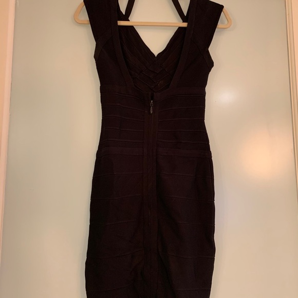Herve Leger black bandage dress - Picture 5 of 7